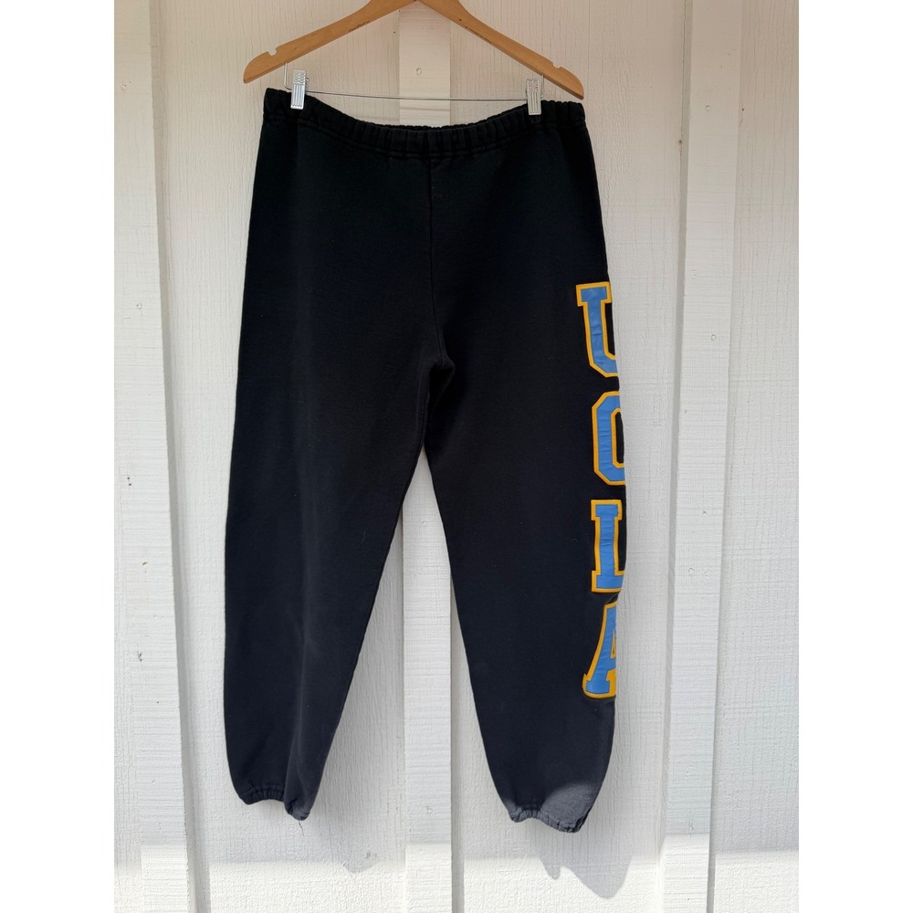 Vintage Y2K Russell Athletic UCLA Sweatpants Grey Size Medium El Salvador